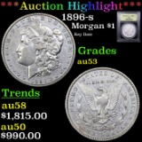 ***Auction Highlight*** 1896-s Morgan Dollar 1 Graded Select AU By USCG (fc)