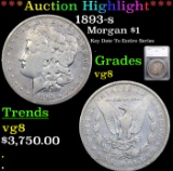 ***Auction Highlight*** 1893-s Morgan Dollar $1 Graded vg8 By SEGS (fc)