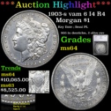 ***Auction Highlight*** 1903-s Morgan Dollar vam 6 1 Graded ms64 By SEGS (fc)