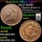 ***Auction Highlight*** 1814 Classic Head Large Cent S-295/plain 4 1c Graded au55 By SEGS (fc)