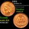 1903 Indian Cent 1c Grades GEM Unc RB