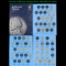 Partial Jefferson Nickel Book 1939-1961 35 coins
