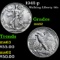 1942-p Walking Liberty Half Dollar 50c Grades Select Unc