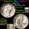 ***Auction Highlight*** 1917-p Mercury Dime 10c Graded ms66+ fsb By SEGS (fc)