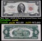 *Star Note* 1953B $2 Red Seal United States Note Grades Choice AU/BU Slider