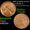 1937-p Lincoln Cent mint error 1c Grades xf details