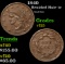 1840 Braided Hair Large Cent 1c Grades vf+