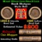 Mixed small cents 1c orig shotgun roll, 1916-d Wheat Cent, 1893 Indian Cent other end McDonalds Wrap