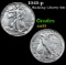1945-p Walking Liberty Half Dollar 50c Grades Choice AU