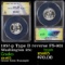 ANACS 1957-p Washington Quarter Type B reverse FS-901 25c Graded ms65 By ANACS