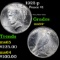 1922-p Peace Dollar $1 Grades Choice+ Unc