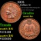 1905 Indian Cent 1c Grades GEM Unc BN