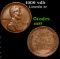1909 vdb Lincoln Cent 1c Grades Choice AU