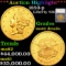 ***Auction Highlight*** 1850-p Gold Liberty Double Eagle $20 Graded ms62 details By SEGS (fc)