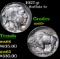 1927-p Buffalo Nickel 5c Grades GEM+ Unc