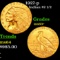 1927-p Gold Indian Quarter Eagle $2 1/2 Grades Select+ Unc