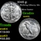 1945-p Walking Liberty Half Dollar 50c Grades Choice Unc