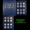 ***Auction Highlight***  Stunning Complete Gem Unc Franklin Half Dollar Book 1948-1963 35 coins (fc)