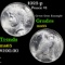 1923-p Peace Dollar $1 Grades GEM Unc