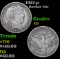 1912-p Barber Half Dollars 50c Grades f+