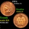 1904 Indian Cent 1c Grades Choice Unc RB