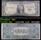 1935A $1 Silver Certificate Hawaii WWII Emergency Currency Rare PC Block Grades f, fine