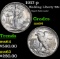 1917-p Walking Liberty Half Dollar 50c Grades Choice Unc