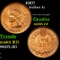 1907 Indian Cent 1c Grades GEM Unc RD