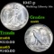 1947-p Walking Liberty Half Dollar 50c Grades GEM+ Unc