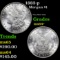 1883-p Morgan Dollar $1 Grades Choice+ Unc