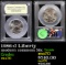 1986-d Liberty Modern Commem Half Dollar 50c Graded ms70, Perfection BY USCG