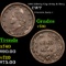 1863 Liberty Cap Civil War Token Army & Navy 1c Grades vf++