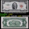 1953 $2 Red Seal United States Note Grades Gem CU