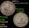 1877-s Seated Half Dollar 50c Grades xf details