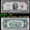 *Star Note* 1953 $2 Red Seal United States Note Grades xf