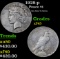 1928-p Peace Dollar $1 Grades xf+