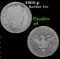 1895-p Barber Quarter 25c Grades g, good