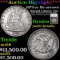 ***Auction Highlight*** 1873-cc No arrows Seated Half Dollar 50c Graded au55 details by SEGS (fc)