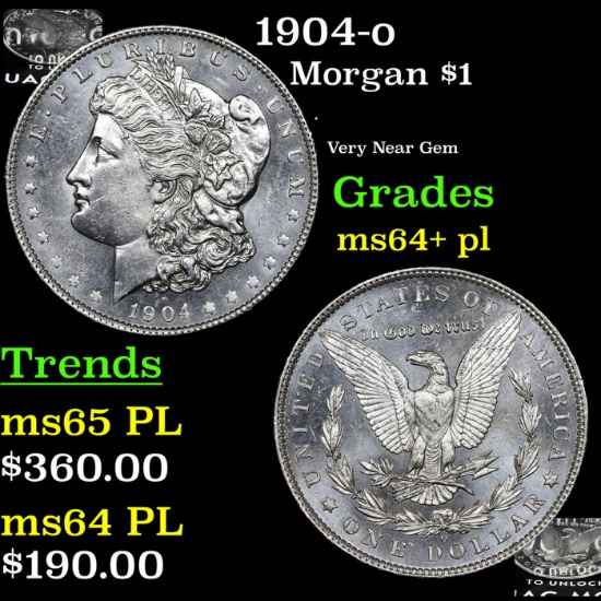 1904-o Morgan Dollar $1 Grades Choice Unc+ PL