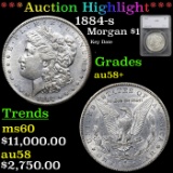 ***Auction Highlight*** 1884-s Morgan Dollar 1 Graded au58+ By SEGS (fc)