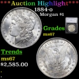 ***Auction Highlight*** 1884-o Morgan Dollar 1 Graded ms67 By SEGS (fc)