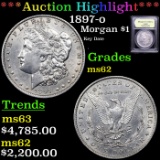 ***Auction Highlight*** 1897-o Morgan Dollar 1 Graded Select Unc By USCG (fc)