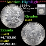 ***Auction Highlight*** 1897-o Morgan Dollar 1 Graded ms63 By SEGS (fc)
