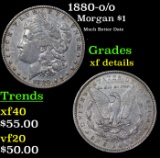 1880-o Morgan Dollar /o $1 Grades xf details