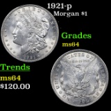 1921-p Morgan Dollar $1 Grades Choice Unc