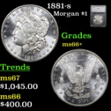 1881-s Morgan Dollar $1 Graded by SEGS GEM++ Unc.