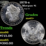 1878-s Morgan Dollar $1 Grades GEM+ Unc