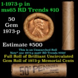 Shotgun Lincoln 1c roll, 1973-p 50 pcs Brandt Wrapper