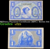 Military Payment Certificate (MPC)  Series 541 $1 Grades vf+