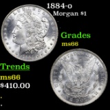 1884-o Morgan Dollar $1 Grades GEM+ Unc